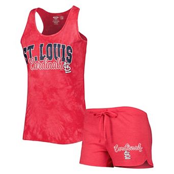 Women's Concepts Sport Red St. Louis Cardinals Billboard Racerback Tank Top & Shorts Sleep Set