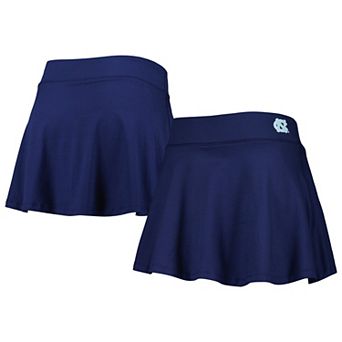 Women's ZooZatz Navy North Carolina Tar Heels Flowy Skort