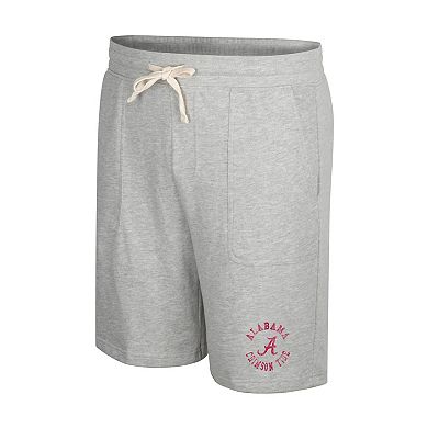 Men's Colosseum Heather Gray Alabama Crimson Tide Love To Hear This Terry Shorts