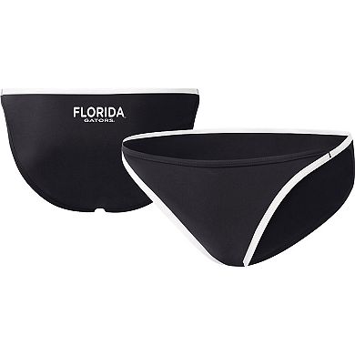 Women's G-III 4Her by Carl Banks Black Florida Gators Play Action Bikini Bottoms