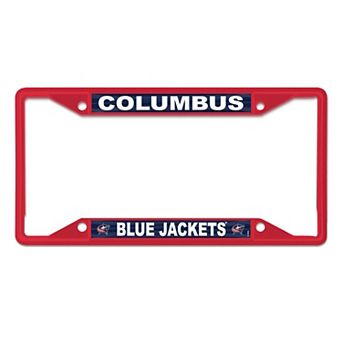 WinCraft Columbus Blue Jackets Chrome Colored License Plate Frame