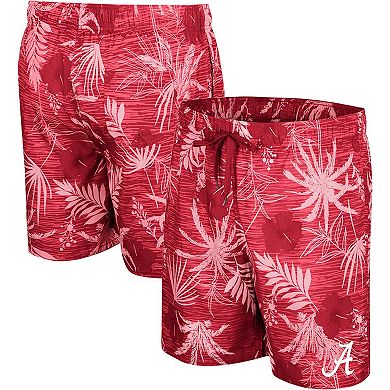 Men's Colosseum Crimson Alabama Crimson Tide What Else is New Swim Shorts