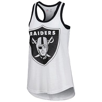 Women's G-III 4Her by Carl Banks White Las Vegas Raiders Tater Tank Top