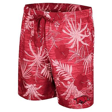 Men's Colosseum Cardinal Arkansas Razorbacks What Else is New Swim Shorts