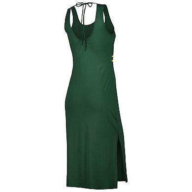 Women's G-III 4Her by Carl Banks Green Green Bay Packers Training V-Neck Maxi Dress