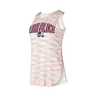 Women's Concepts Sport Colorado Avalanche Sunray Multicolor Tri-Blend Tank Top