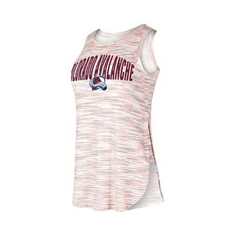 Women's Concepts Sport Colorado Avalanche Sunray Multicolor Tri-Blend Tank Top