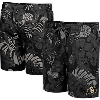 Men's Colosseum Black Colorado Buffaloes The Dude Swim Shorts