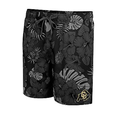 Men's Colosseum Black Colorado Buffaloes The Dude Swim Shorts