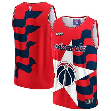 Unisex NBA & KidSuper Studios by Fanatics Red Washington Wizards Hometown Jersey