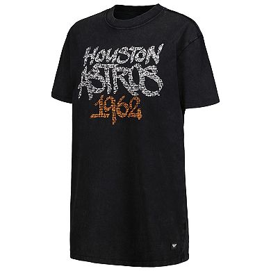 Women's The Wild Collective Black Houston Astros T-Shirt Dress