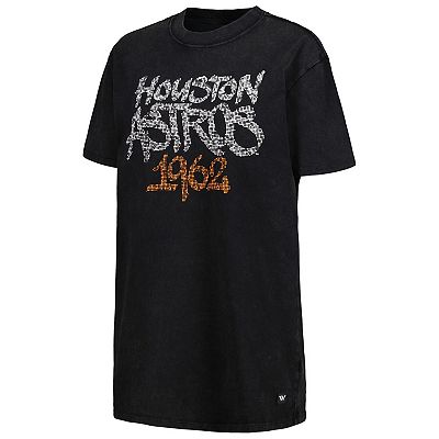 Women's The Wild Collective Black Houston Astros T-Shirt Dress