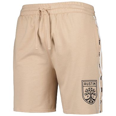 Men's Concepts Sport Tan Austin FC Team Stripe Shorts