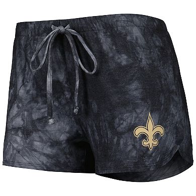 Women's Concepts Sport Charcoal New Orleans Saints Billboard Scoop Neck Racerback Tank Top and Shorts Sleep Set