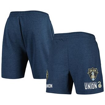 Men's Concepts Sport Heather Navy Philadelphia Union Multi-Logo Shorts