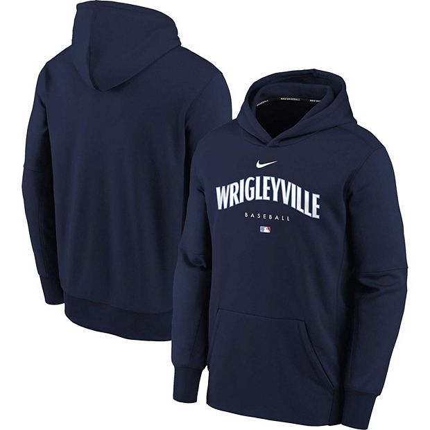 Chicago Cubs Nike City Connect Therma Hoodie - Youth