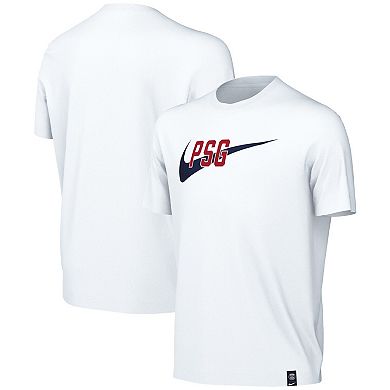 Youth Nike White Paris Saint-Germain Swoosh T-Shirt