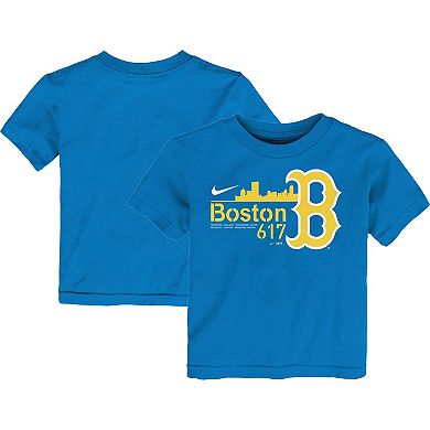 Toddler Nike Blue Boston Red Sox City Connect Graphic T-Shirt