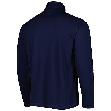 Men's Champion Navy Virginia Cavaliers Textured Quarter-Zip Jacket