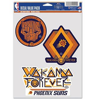 WinCraft Phoenix Suns Three-Pack Black Panther 2 Fan Decal Set