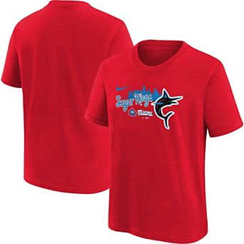 Preschool Nike Red Miami Marlins City Connect T-Shirt