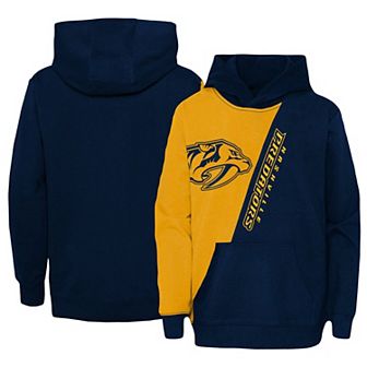 Youth Gold Nashville Predators Unrivaled Pullover Hoodie