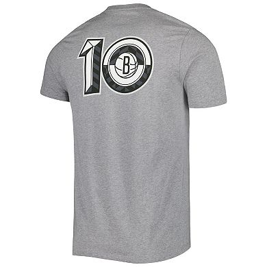 Men's '47 Heather Gray Brooklyn Nets 10th Anniversary Backer T-Shirt