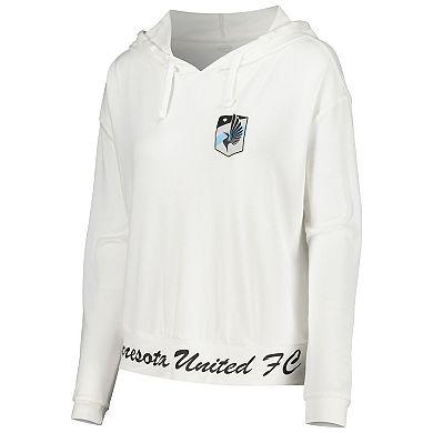 Women's Concepts Sport White Minnesota United FC Accord Hoodie Long Sleeve Top