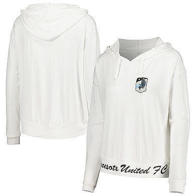 Women's Concepts Sport White Minnesota United FC Accord Hoodie Long Sleeve Top