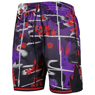 Men's Mitchell & Ness Purple Toronto Raptors Lunar New Year Swingman Shorts
