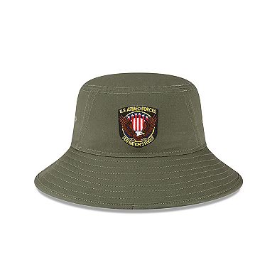 Men's New Era Green Detroit Tigers 2023 Armed Forces Day Bucket Hat