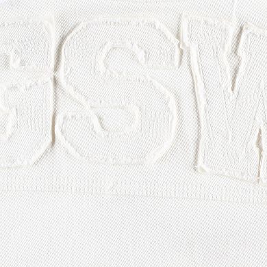 Women's Lusso White Golden State Warriors Swarovski Crystal & Distressed Button-Up Denim Jacket