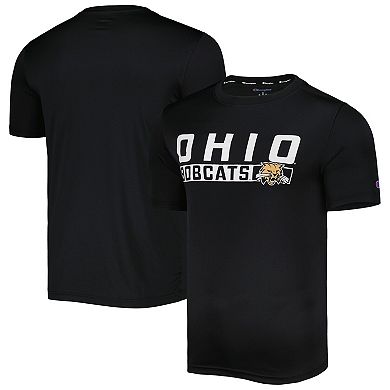 Men's Champion Black Ohio Bobcats Impact Knockout T-Shirt