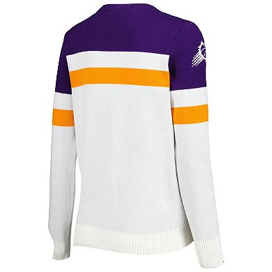 Women's Lusso Purple/Cream Phoenix Suns Dominique Pullover Sweater