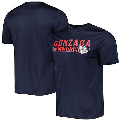 Men's Champion Navy Gonzaga Bulldogs Impact Knockout T-Shirt
