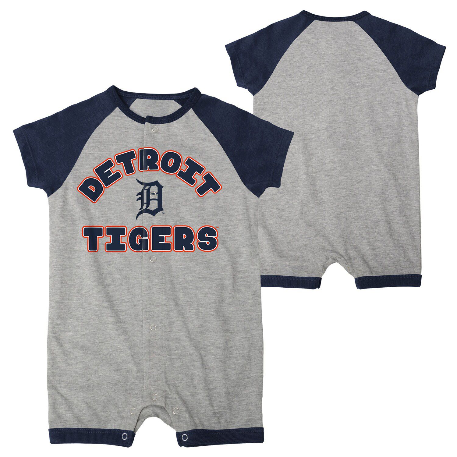 Chicago Cubs Infant Little Slugger Two-Pack Bodysuit Set - Royal/Heather  Gray