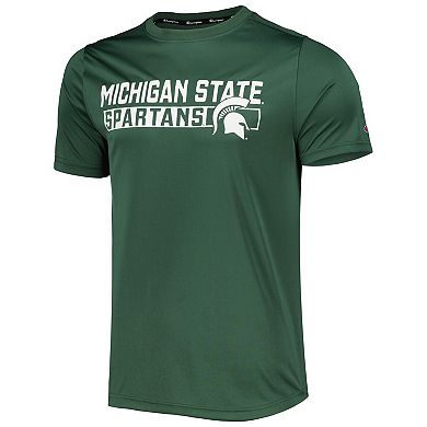 Men's Champion Green Michigan State Spartans Impact Knockout T-Shirt
