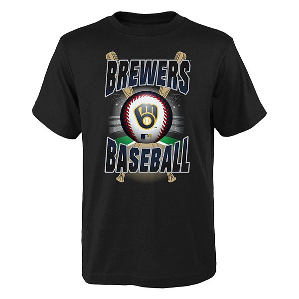 Youth Black Milwaukee Brewers Special Event T-Shirt