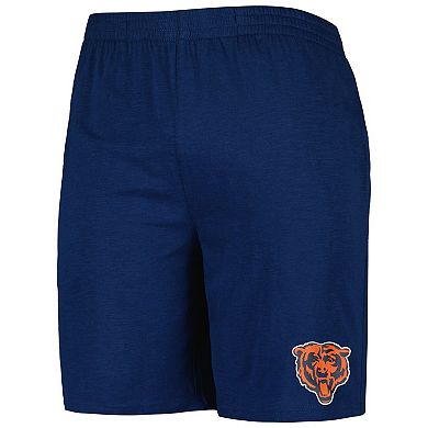 Men's Concepts Sport Navy/White Chicago Bears Downfield T-Shirt & Shorts Sleep Set