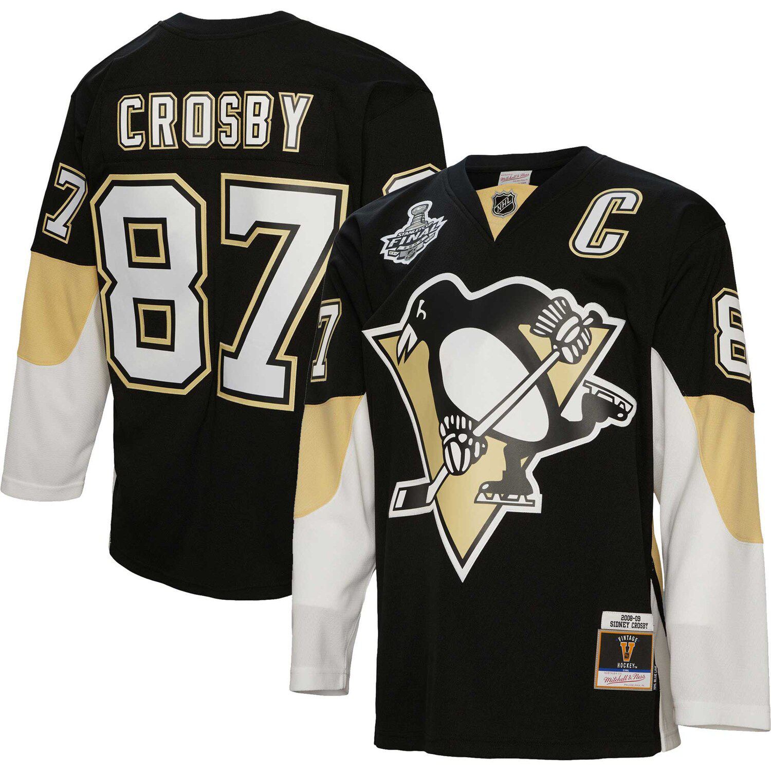 Sidney Crosby Pittsburgh Penguins adidas Reverse Retro 2.0 Authentic Player  Jersey - Black