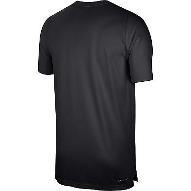 Men's Nike Black Arkansas Razorbacks Sideline Coaches Performance Top