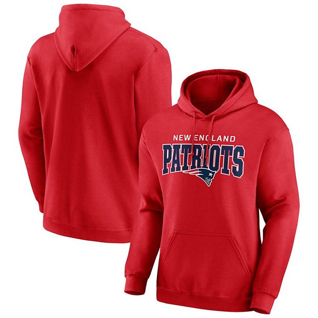 Men's Fanatics New England Patriots Colorblock Fleece Hoodie