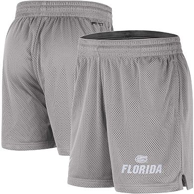 Men's Nike Gray Florida Gators Mesh Performance Shorts