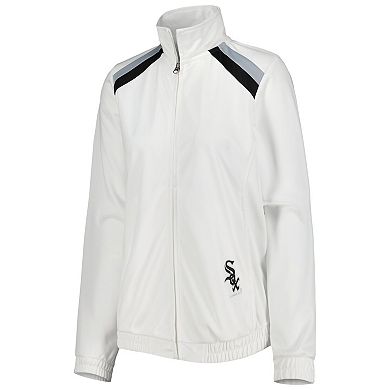 Women's G-III 4Her by Carl Banks White Chicago White Sox Red Flag Full-Zip Track Jacket