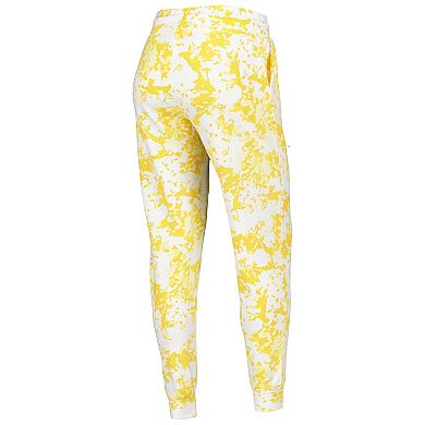 Women's Lusso Gold Golden State Warriors Melissa Tri-Blend Jogger Pants