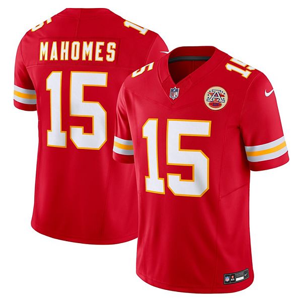 Men's Nike Patrick Mahomes Red Kansas City Chiefs Vapor F.U.S.E ...