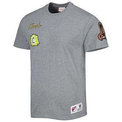 Men's Mitchell & Ness Gray San Jose Earthquakes City Tee