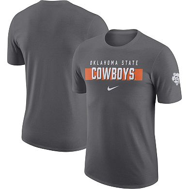 Men's Nike Charcoal Oklahoma State Cowboys Campus Gametime T-Shirt