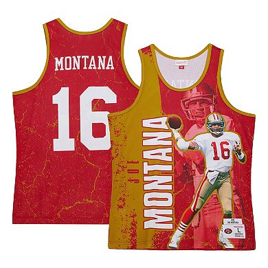 New 1989 Joe Montana #16 49ers Mens Sizes Mitchell & Ness