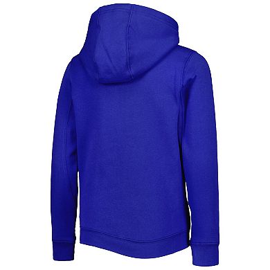 Youth Royal Los Angeles Dodgers Wordmark Full-Zip Fleece Hoodie